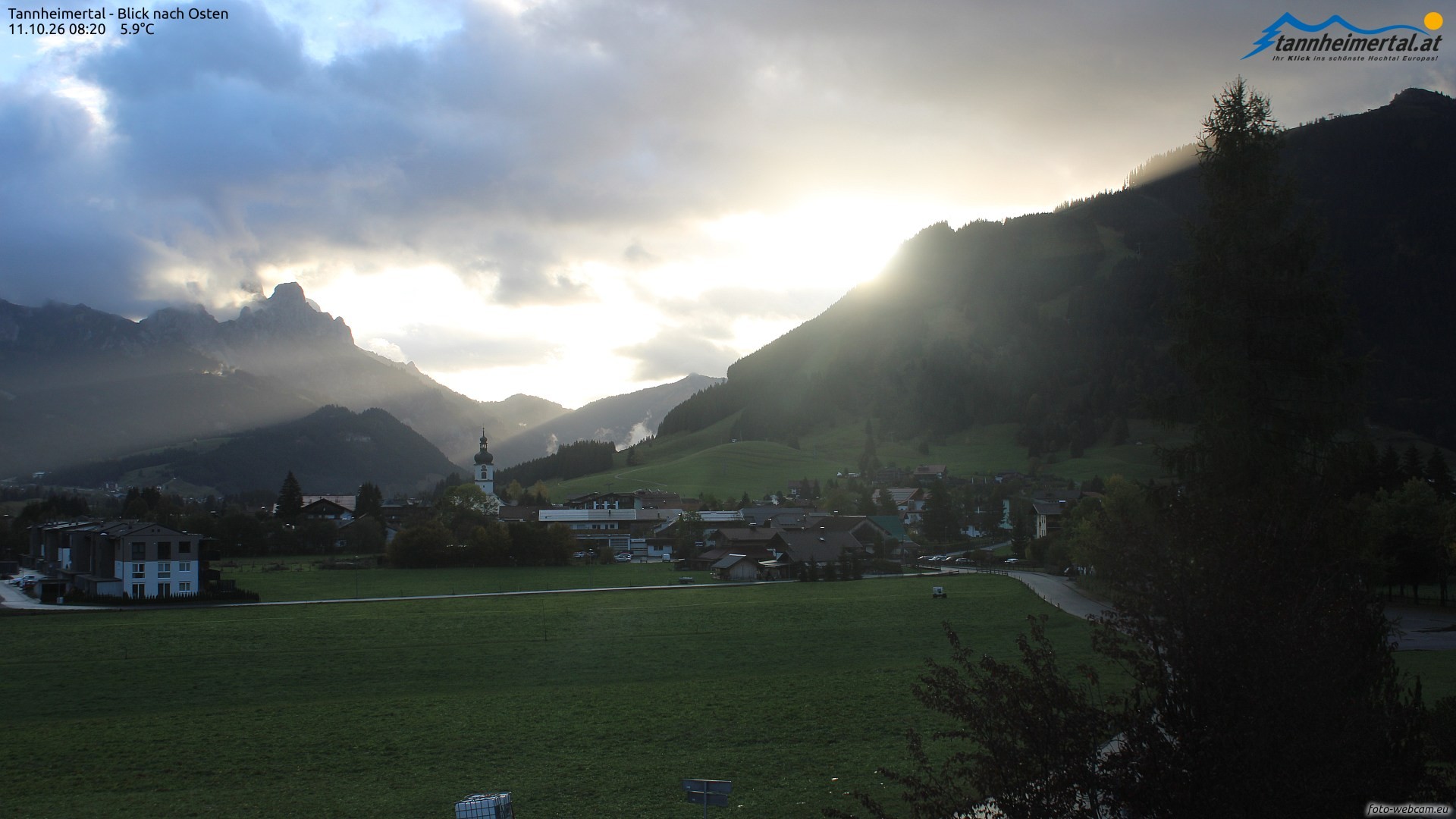 Archived image Webcam Ski Resort Schattwald Zöblen