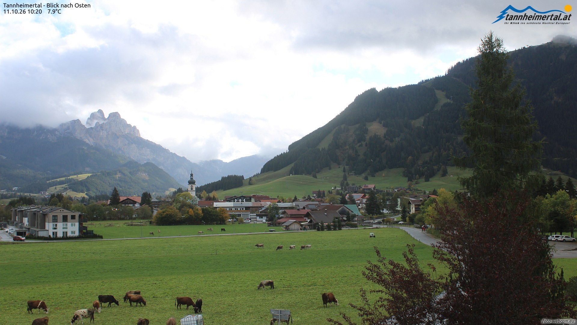 Archived image Webcam Ski Resort Schattwald Zöblen