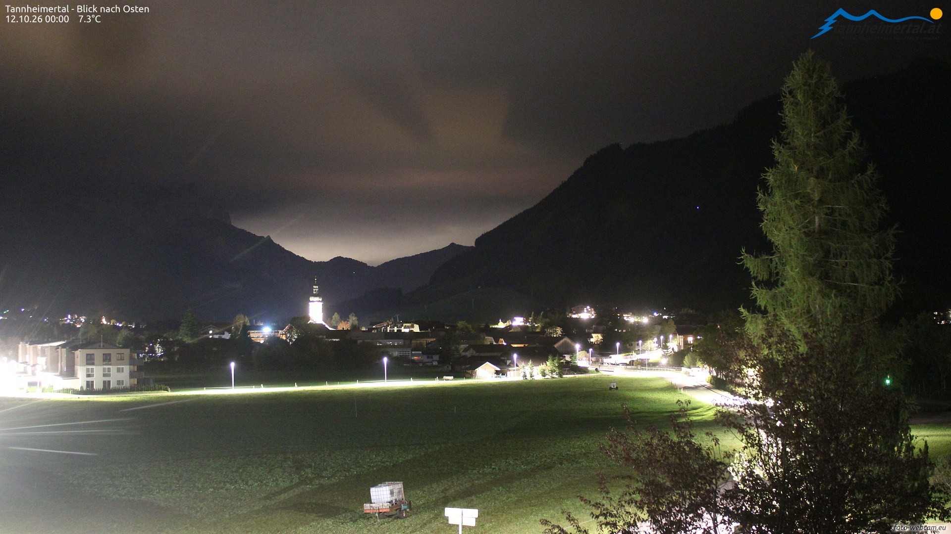 Archiv Foto Webcam Blick ins Tannheimer Tal