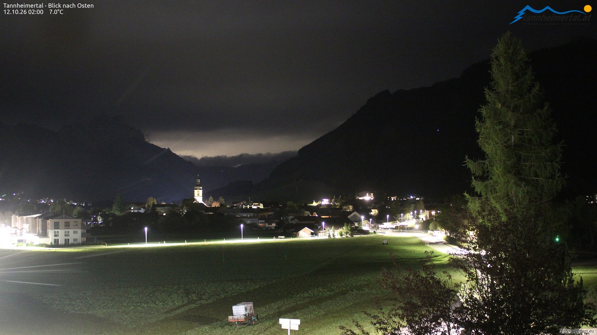 Archiv Foto Webcam Blick ins Tannheimer Tal