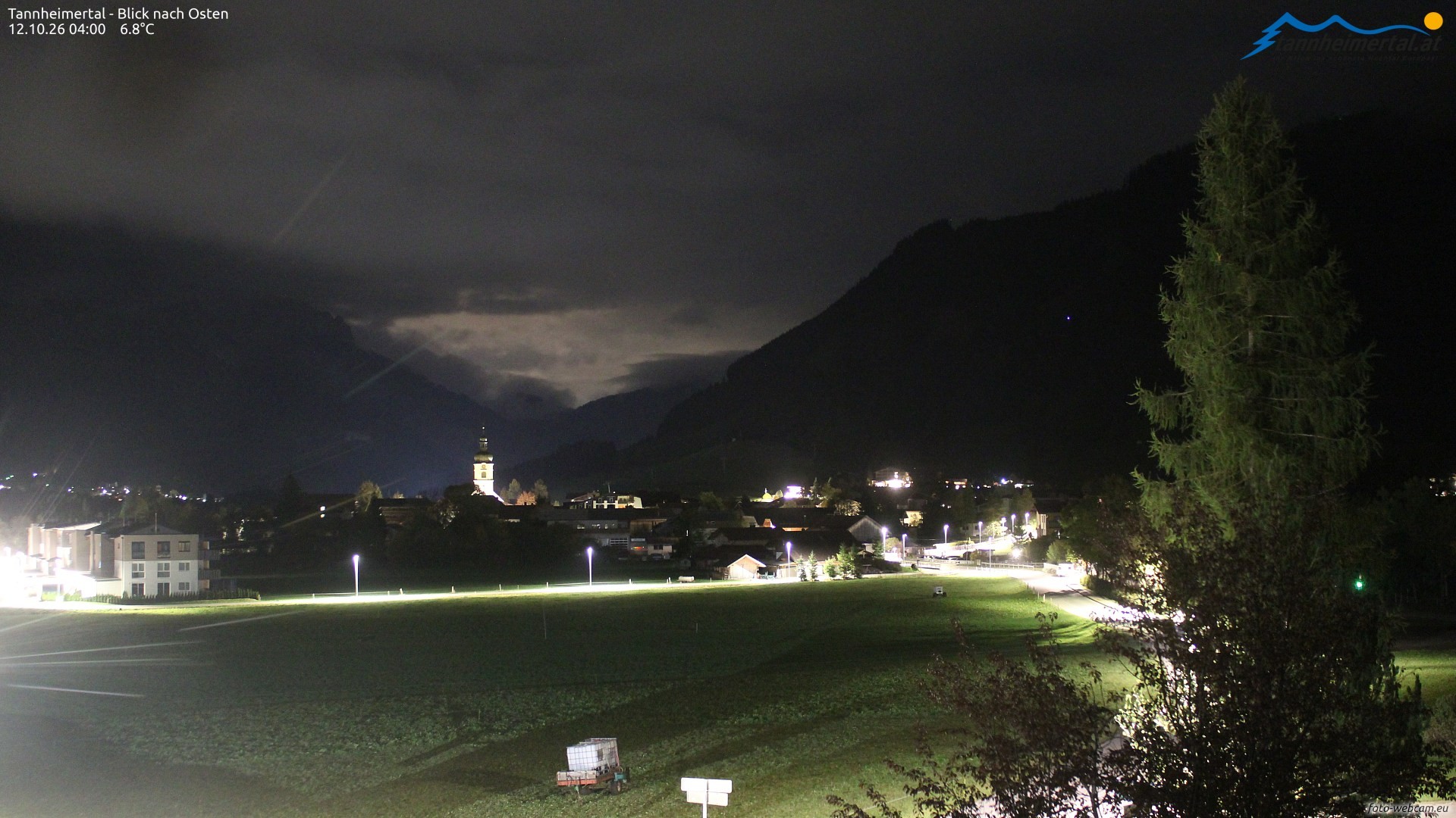 Archiv Foto Webcam Blick ins Tannheimer Tal