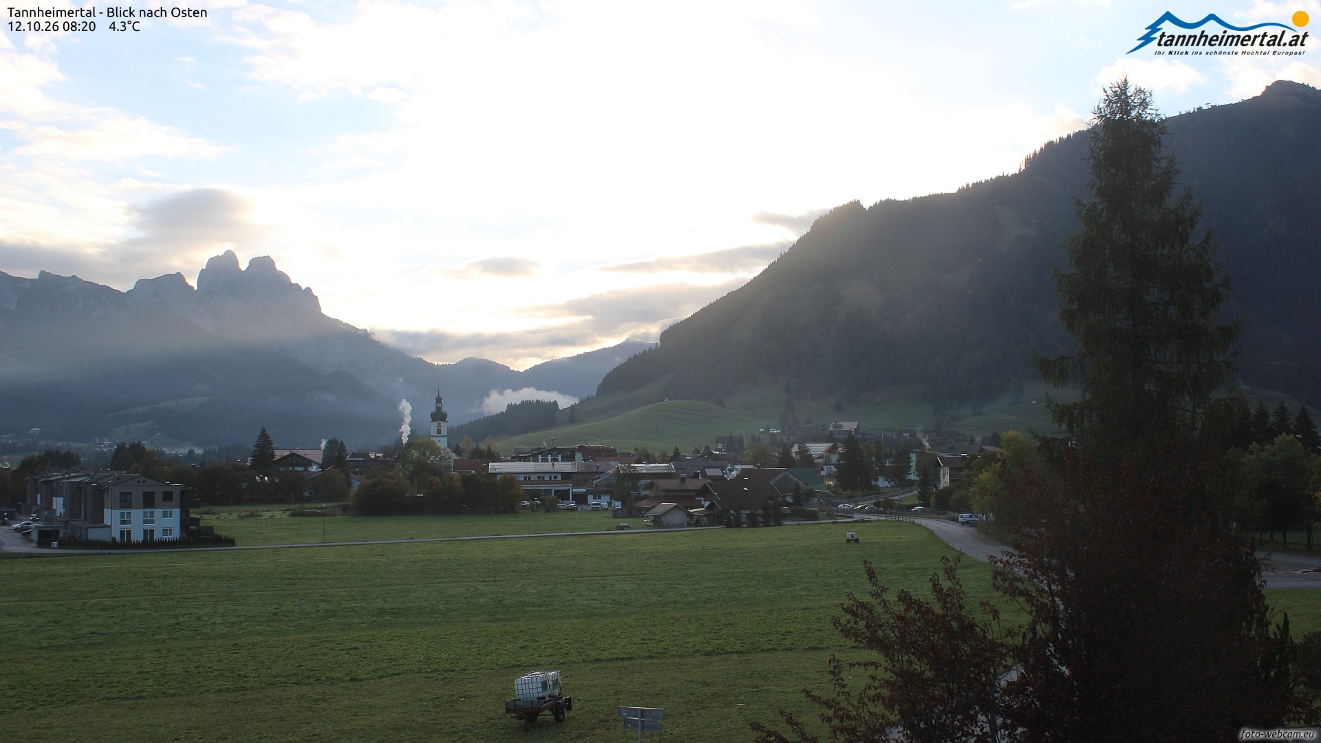 Archived image Webcam Ski Resort Schattwald Zöblen