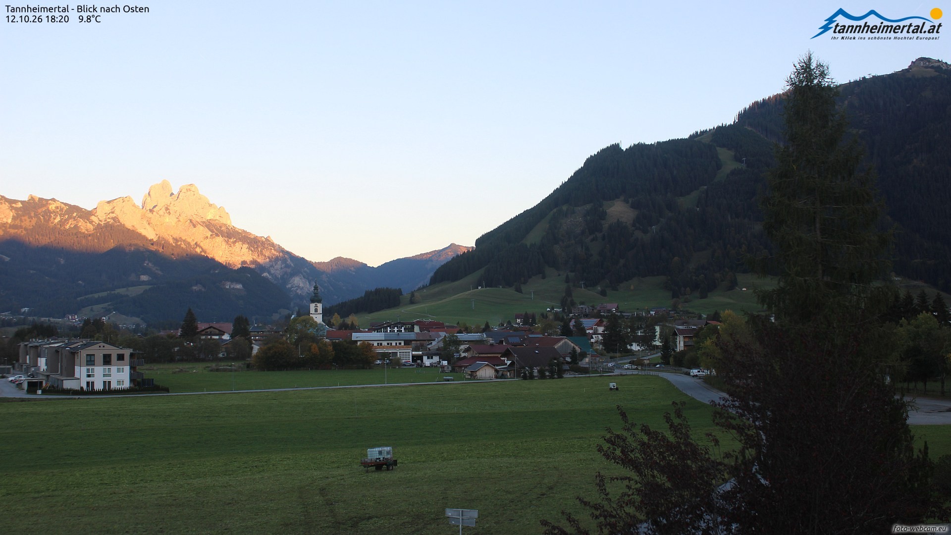 Archived image Webcam Ski Resort Schattwald Zöblen