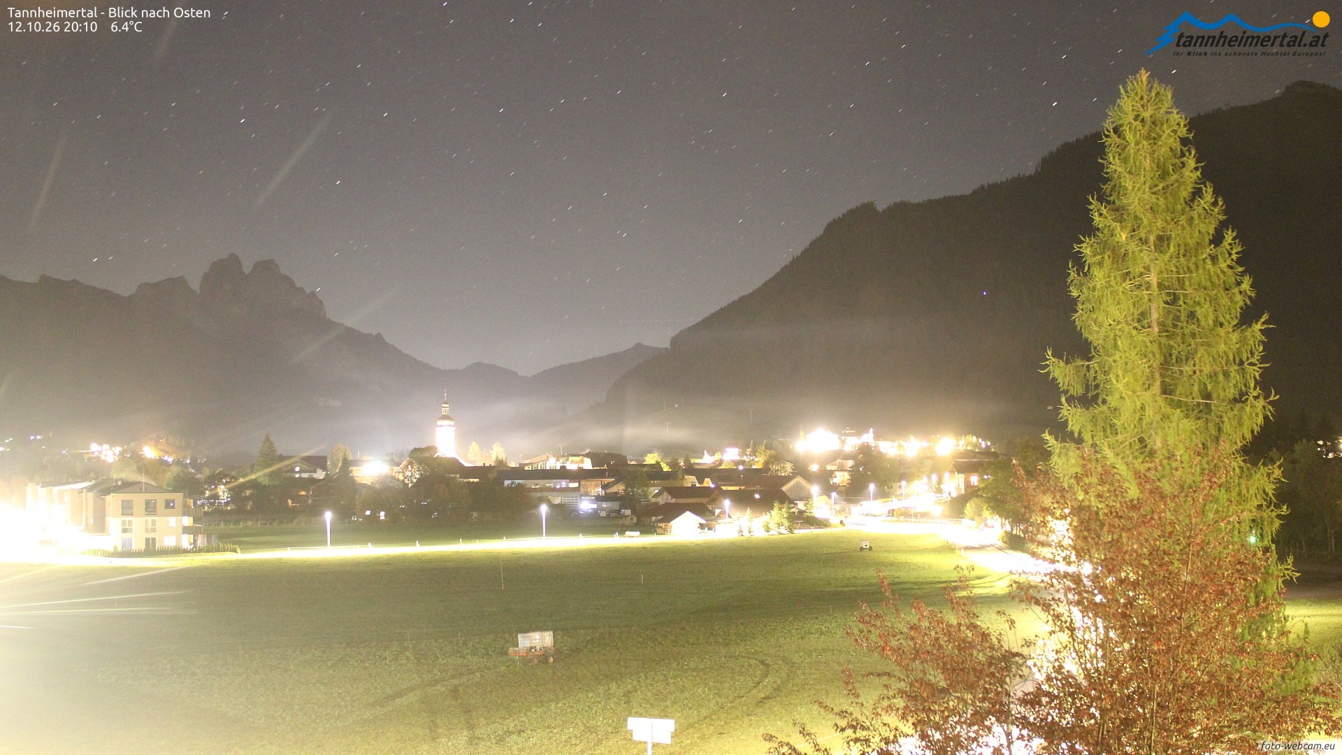 Archiv Foto Webcam Blick ins Tannheimer Tal
