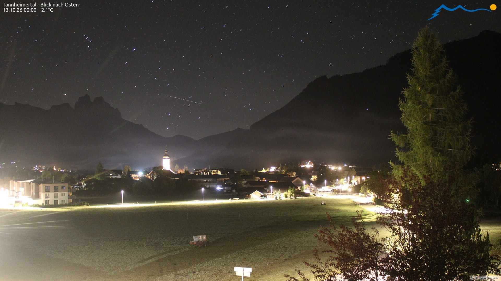 Archiv Foto Webcam Blick ins Tannheimer Tal