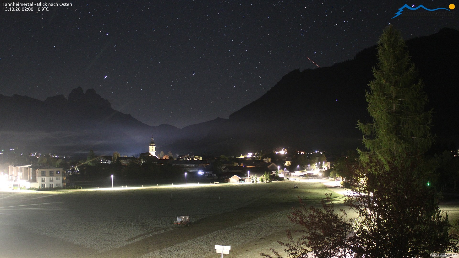 Archiv Foto Webcam Blick ins Tannheimer Tal