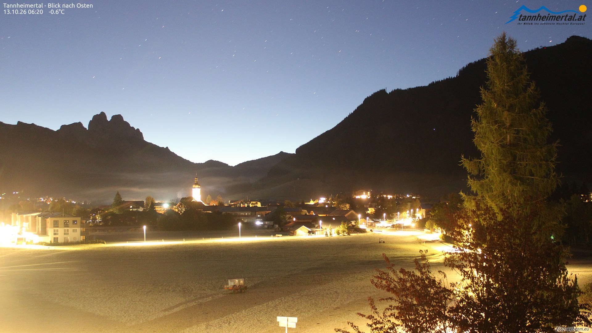 Archiv Foto Webcam Blick ins Tannheimer Tal