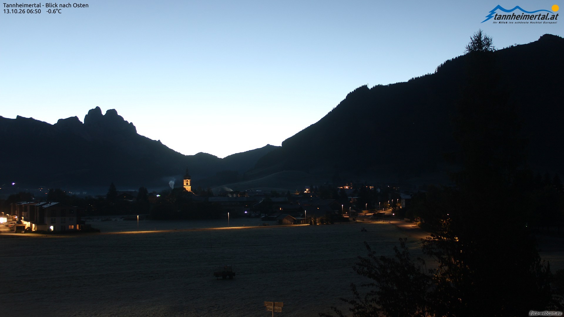 Archiv Foto Webcam Blick ins Tannheimer Tal