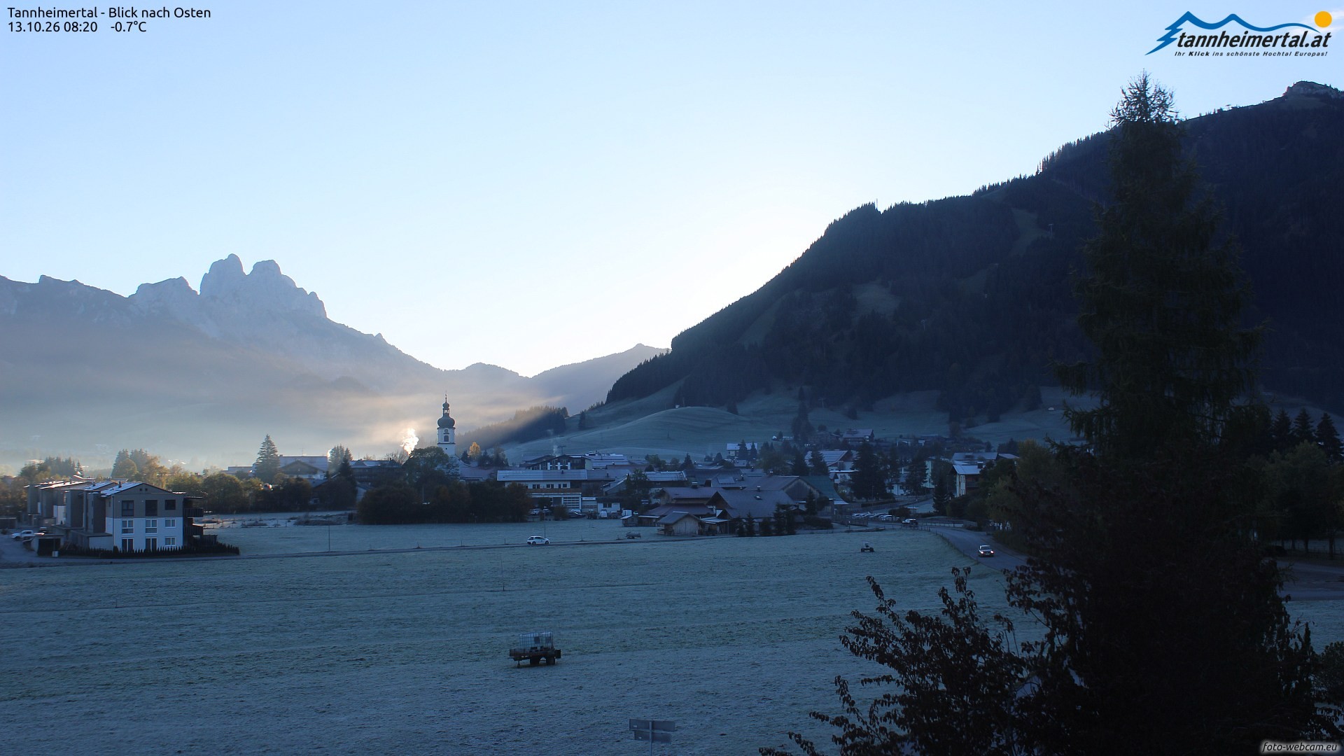 Archiv Foto Webcam Blick ins Tannheimer Tal