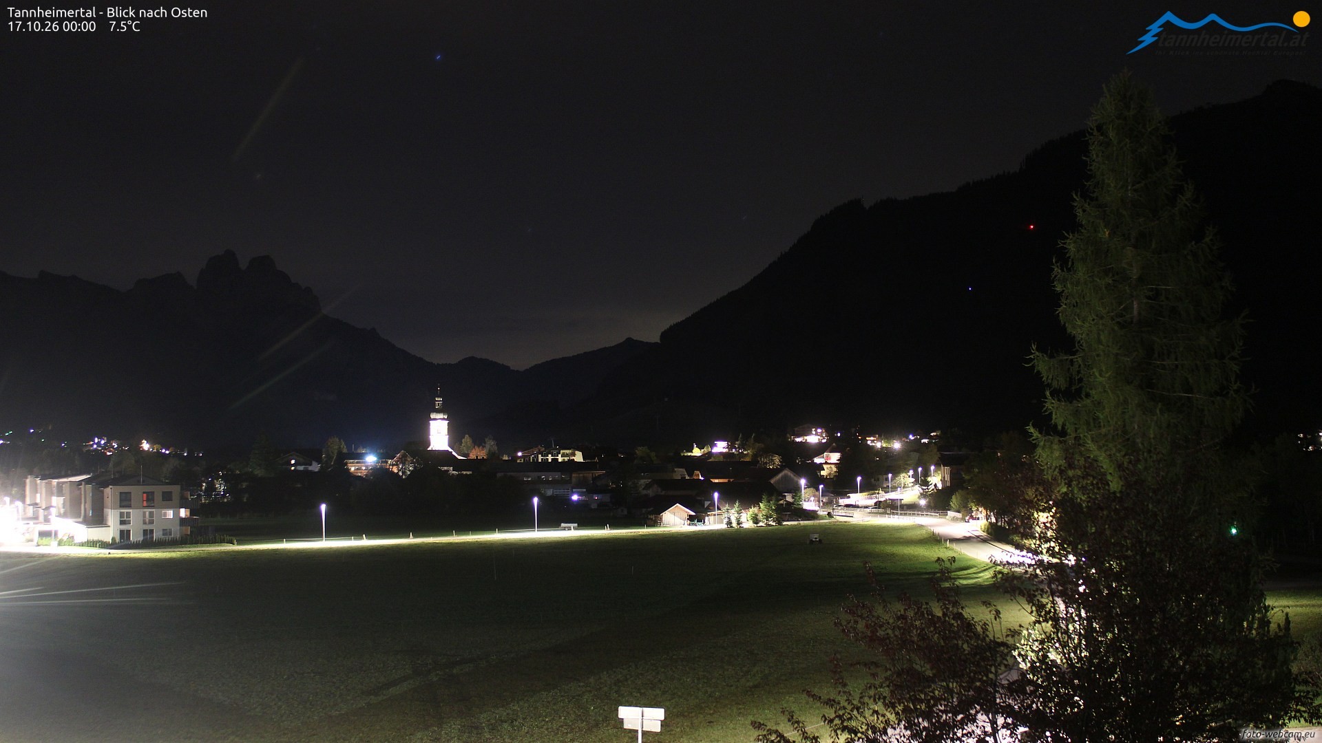 Archiv Foto Webcam Blick ins Tannheimer Tal