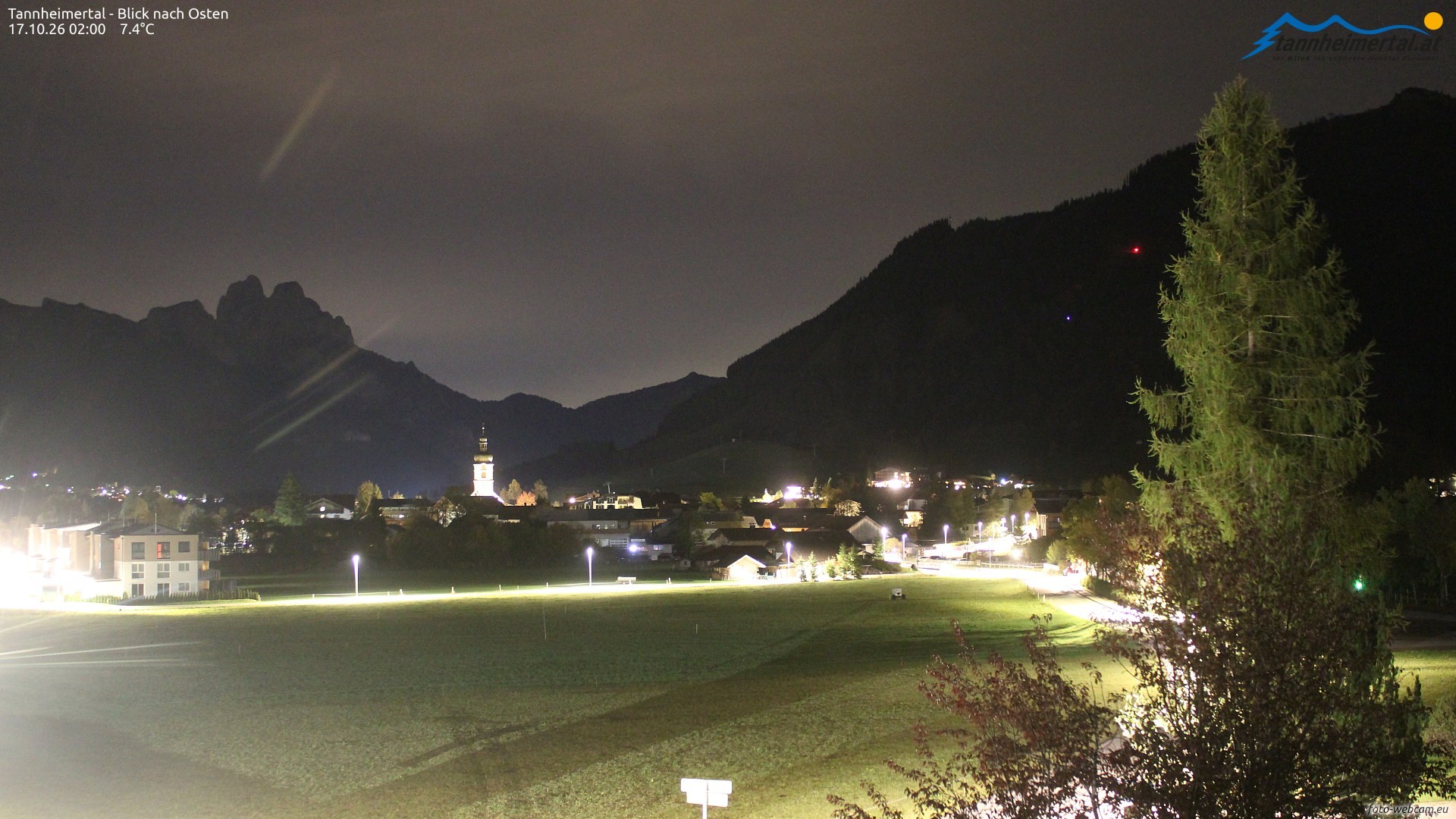 Archiv Foto Webcam Blick ins Tannheimer Tal