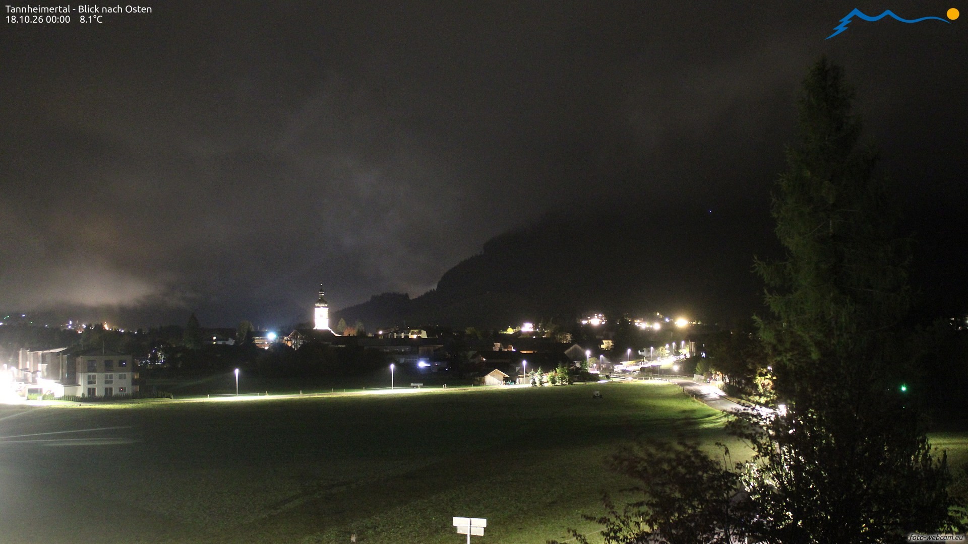 Archiv Foto Webcam Blick ins Tannheimer Tal