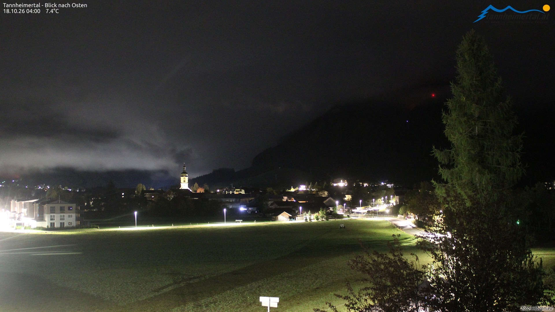 Archiv Foto Webcam Blick ins Tannheimer Tal