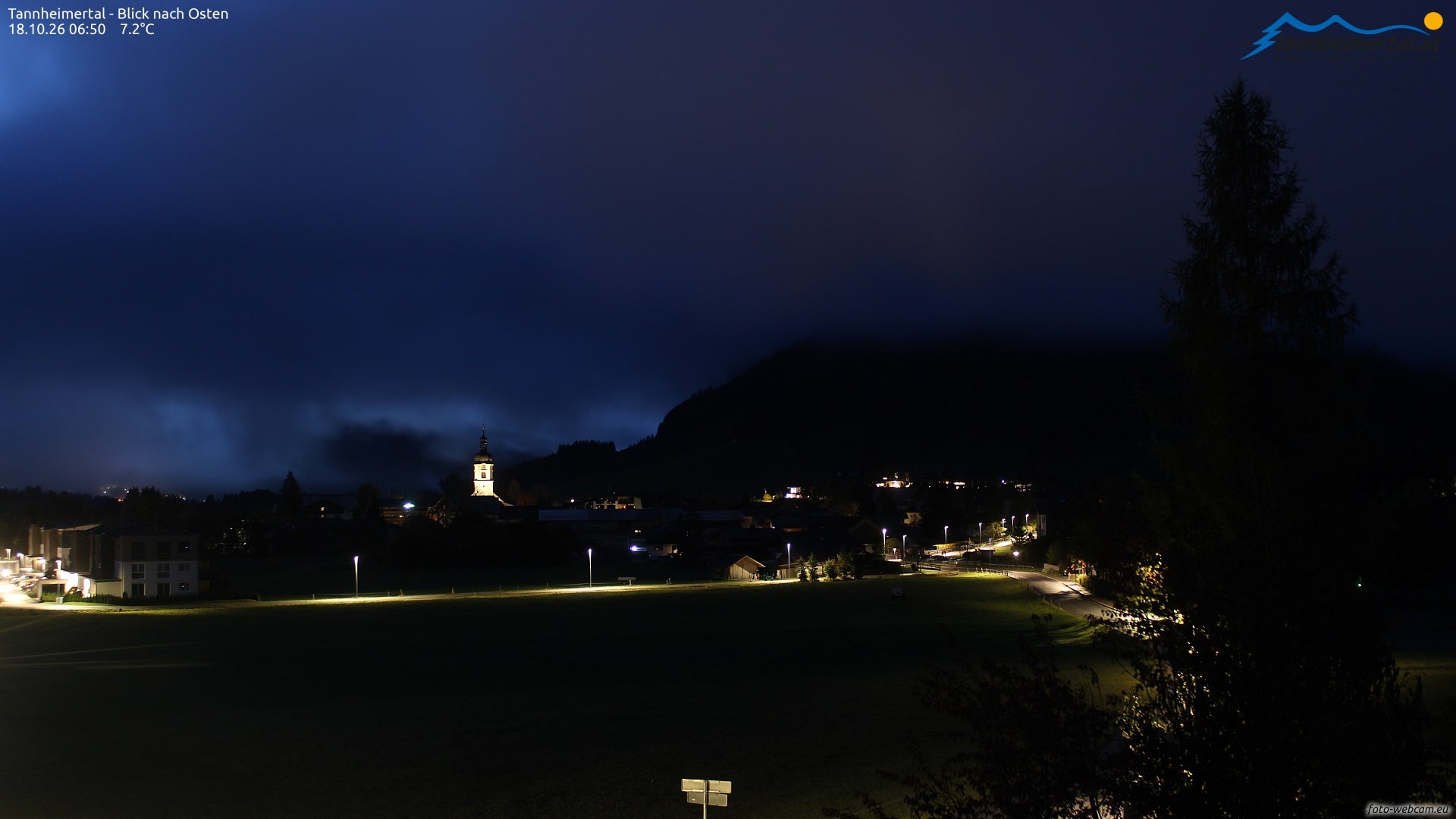 Archiv Foto Webcam Blick ins Tannheimer Tal