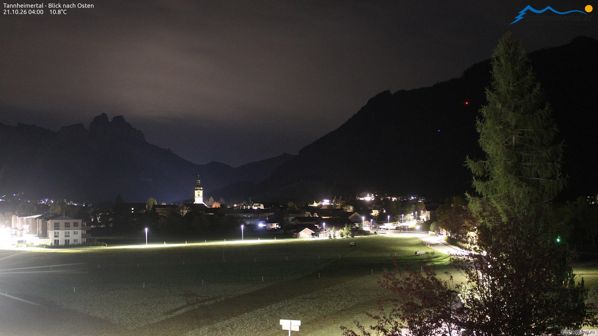 Archiv Foto Webcam Blick ins Tannheimer Tal