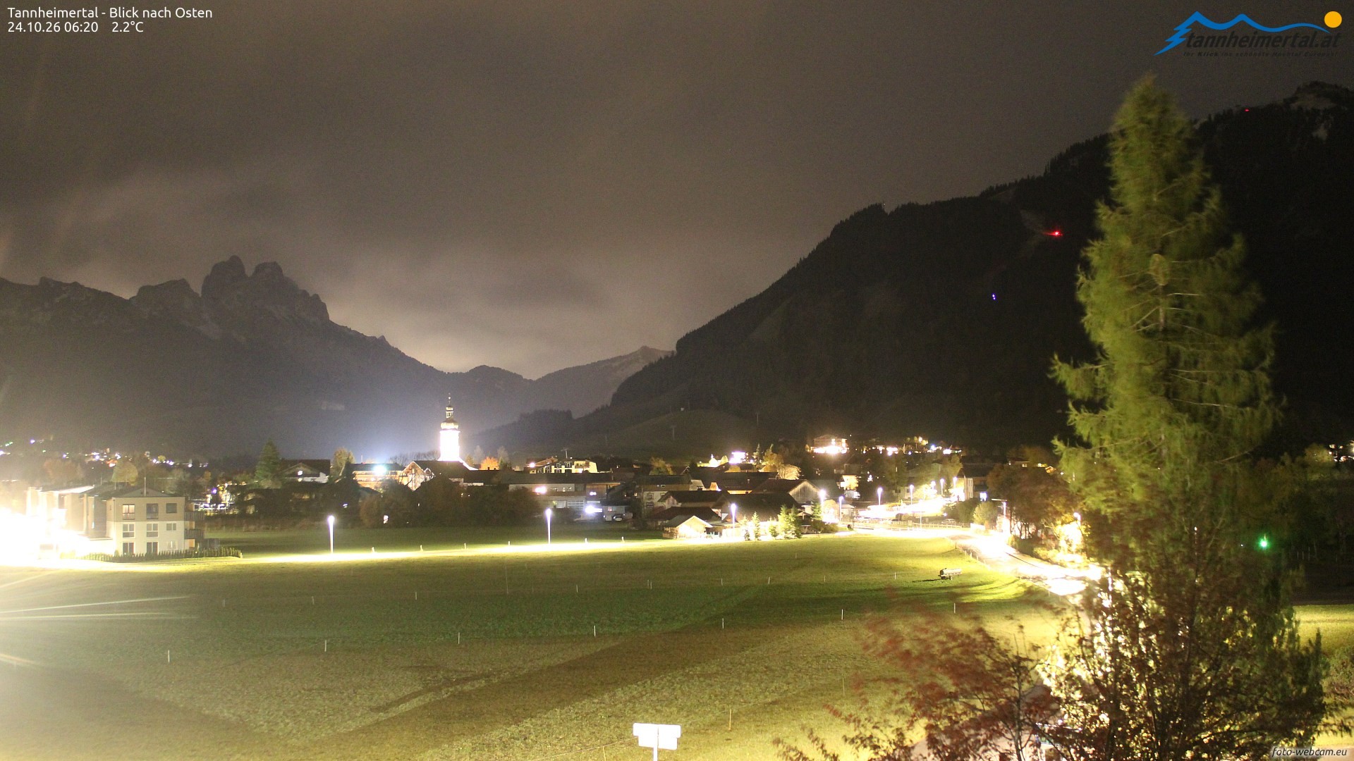 Archiv Foto Webcam Blick ins Tannheimer Tal