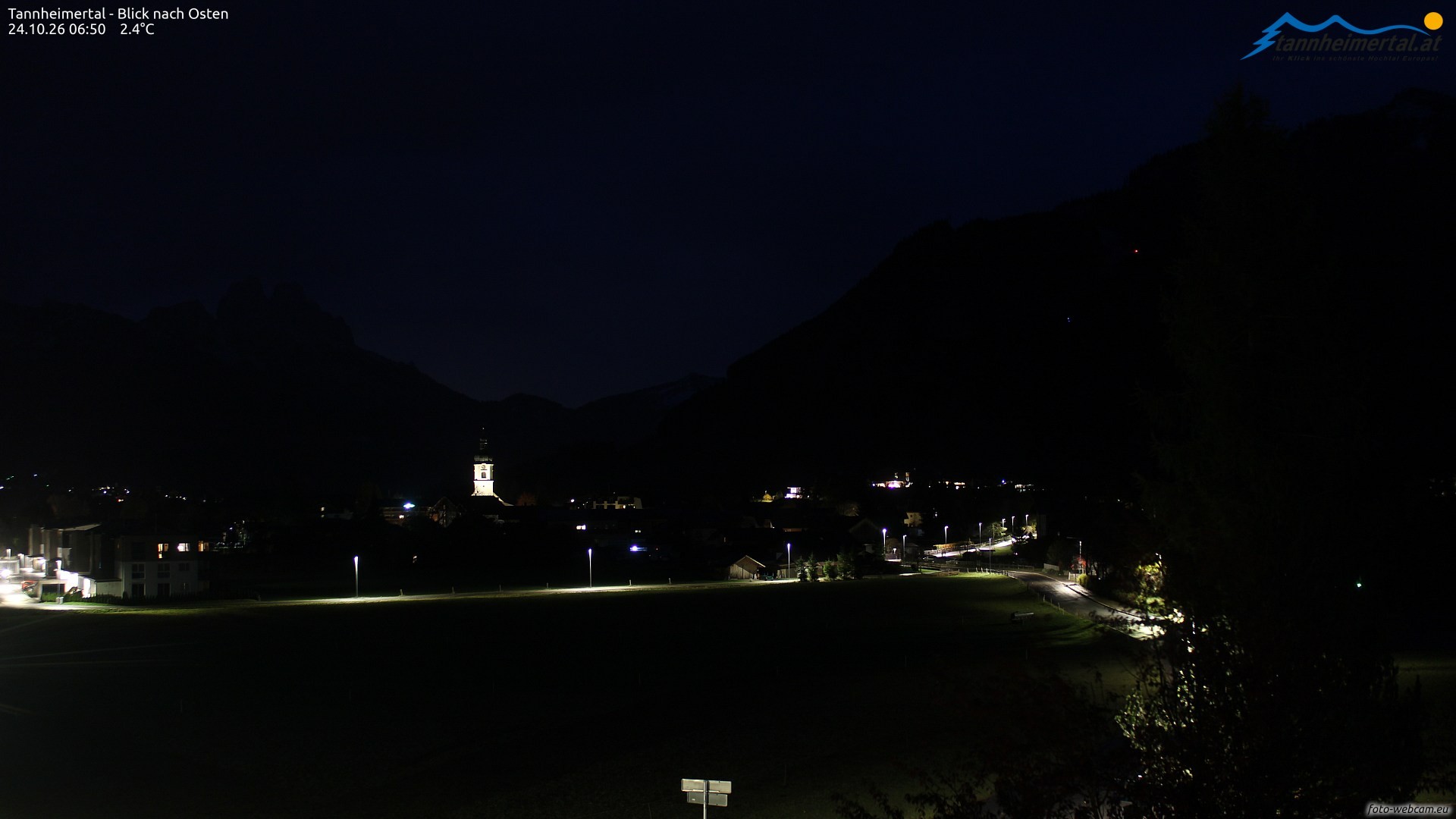 Archiv Foto Webcam Blick ins Tannheimer Tal