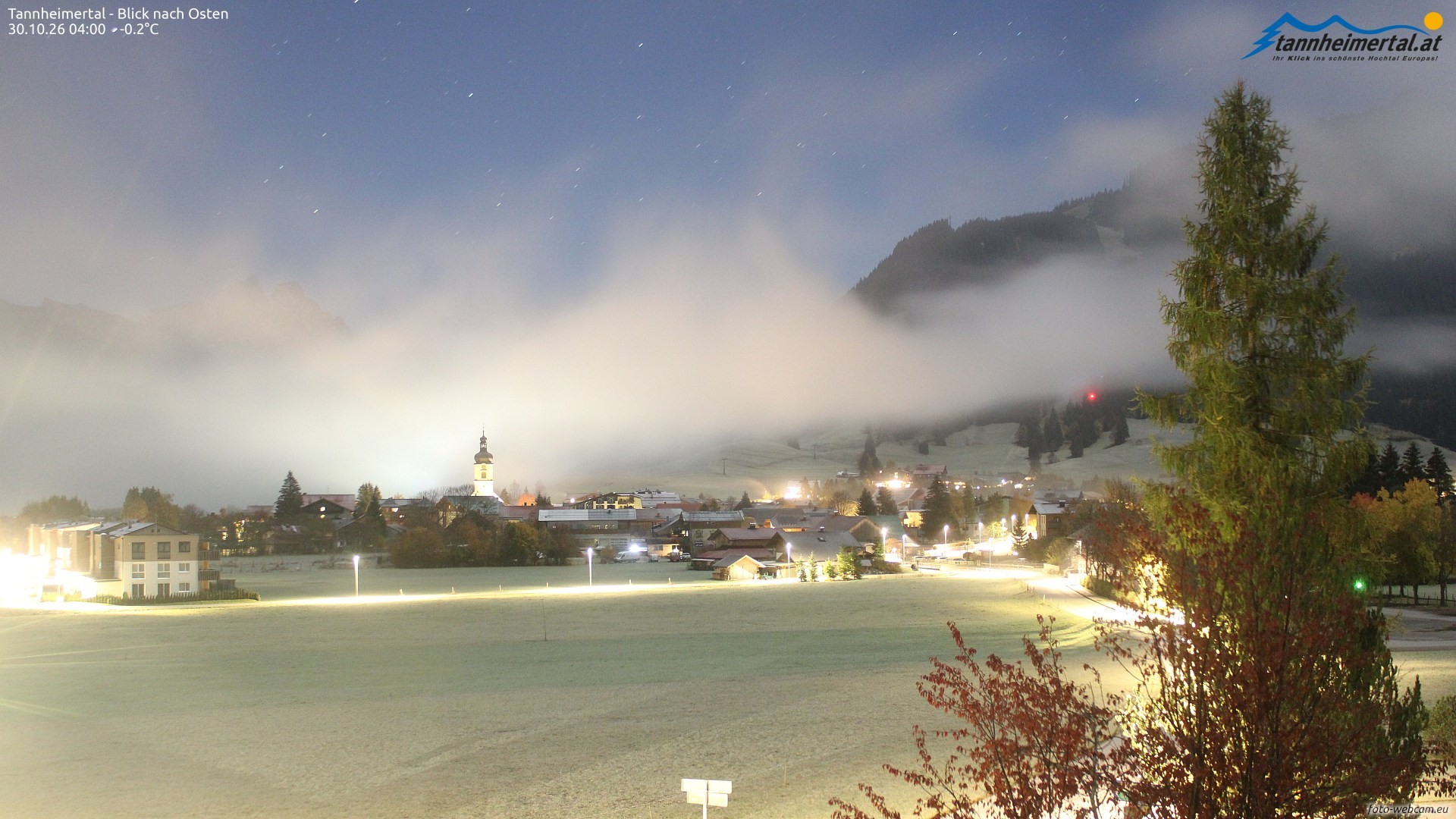 Archiv Foto Webcam Blick ins Tannheimer Tal