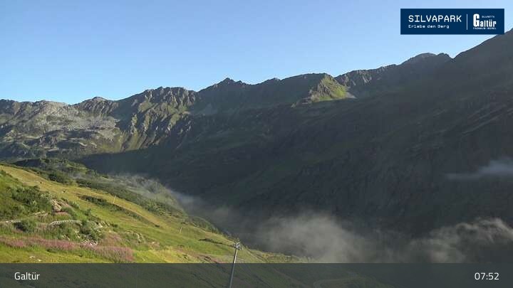 Archived image Webcam Galtür Ballunspitzbahn Cable Car