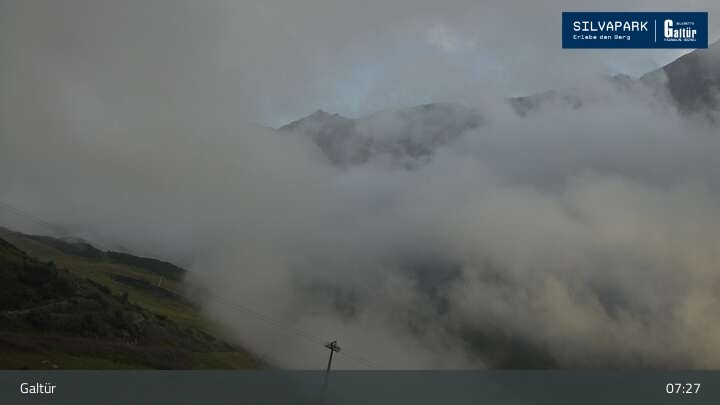 Archived image Webcam Galtür Ballunspitzbahn Cable Car