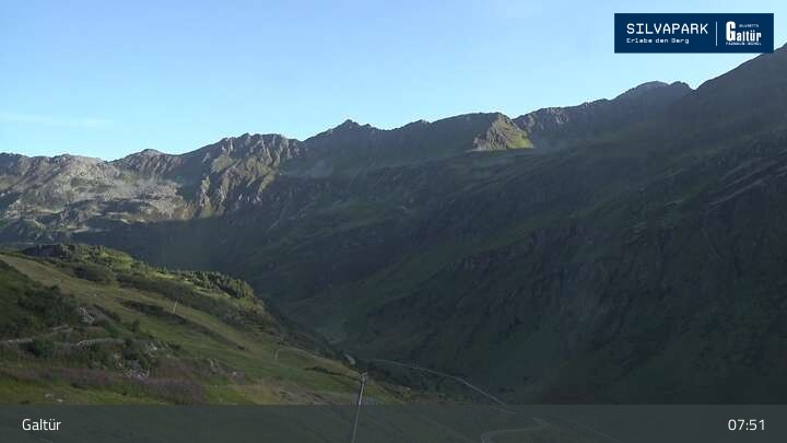 Archived image Webcam Galtür Ballunspitzbahn Cable Car