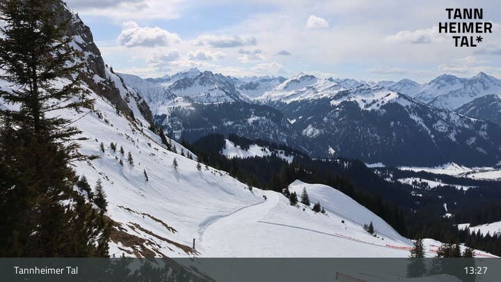 Archiv Foto Webcam Füssener Jöchle - Bergstation