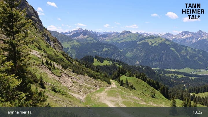 Archived image Webcam Füssener Jöchle - Top station