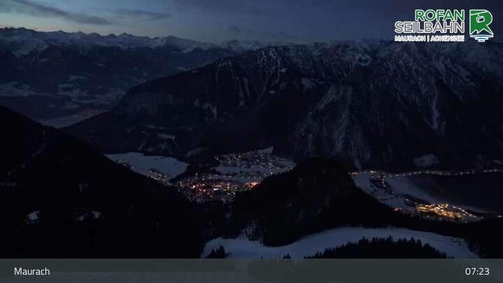 Archiv Foto Webcam Bergstation Rofan Seilbahn, Maurach am Achensee