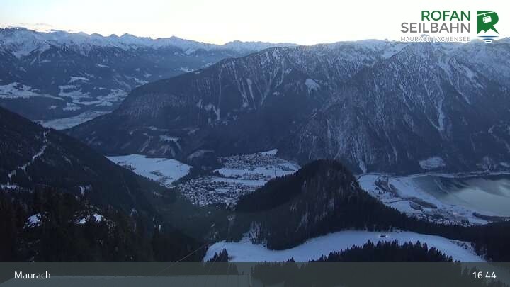 Archiv Foto Webcam Bergstation Rofan Seilbahn, Maurach am Achensee