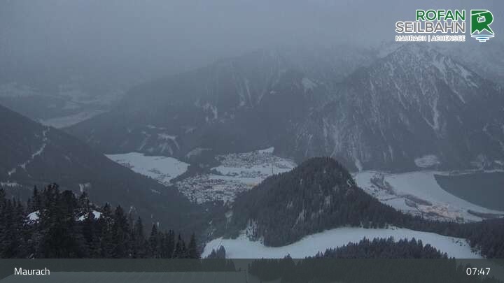 Archiv Foto Webcam Bergstation Rofan Seilbahn, Maurach am Achensee