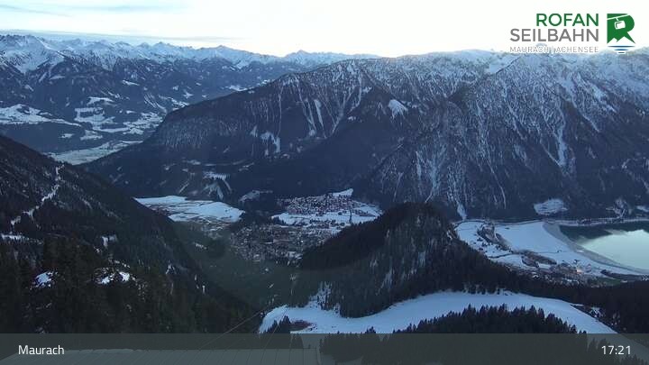 Archiv Foto Webcam Bergstation Rofan Seilbahn, Maurach am Achensee