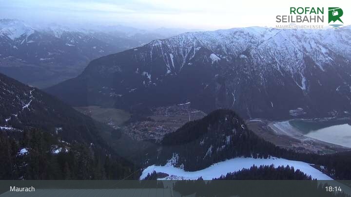 Archiv Foto Webcam Bergstation Rofan Seilbahn, Maurach am Achensee