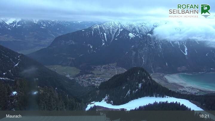 Archiv Foto Webcam Bergstation Rofan Seilbahn, Maurach am Achensee