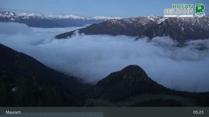 Archiv Foto Webcam Bergstation Rofan Seilbahn, Maurach am Achensee