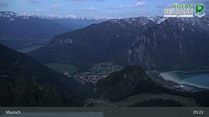Archiv Foto Webcam Bergstation Rofan Seilbahn, Maurach am Achensee