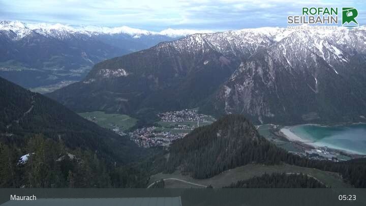 Archiv Foto Webcam Bergstation Rofan Seilbahn, Maurach am Achensee