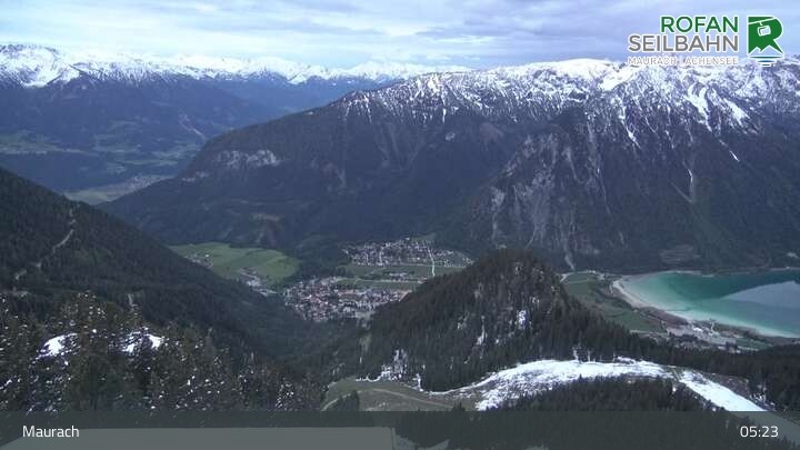 Archiv Foto Webcam Bergstation Rofan Seilbahn, Maurach am Achensee