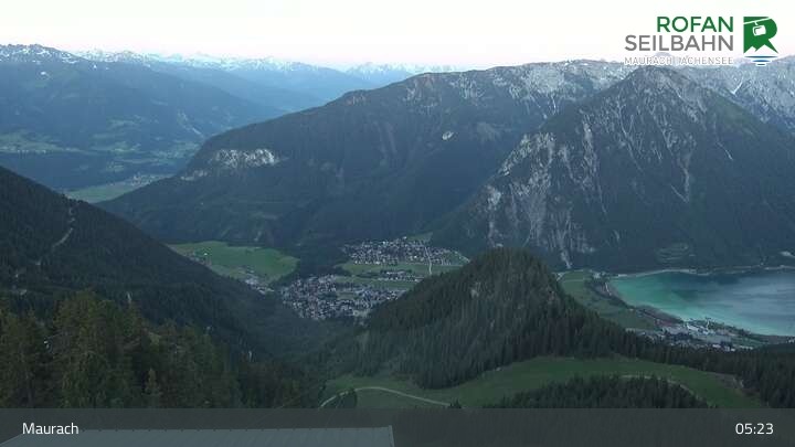 Archiv Foto Webcam Bergstation Rofan Seilbahn, Maurach am Achensee