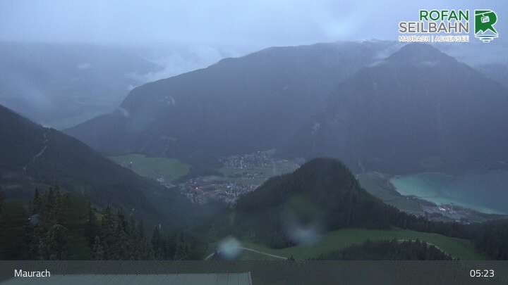 Archiv Foto Webcam Bergstation Rofan Seilbahn, Maurach am Achensee