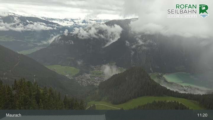 Archived image Webcam mountain station Rofan, Maurach