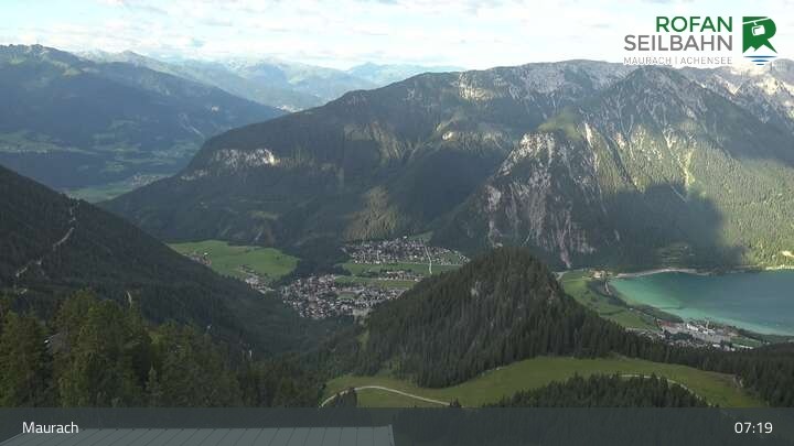 Archived image Webcam mountain station Rofan, Maurach