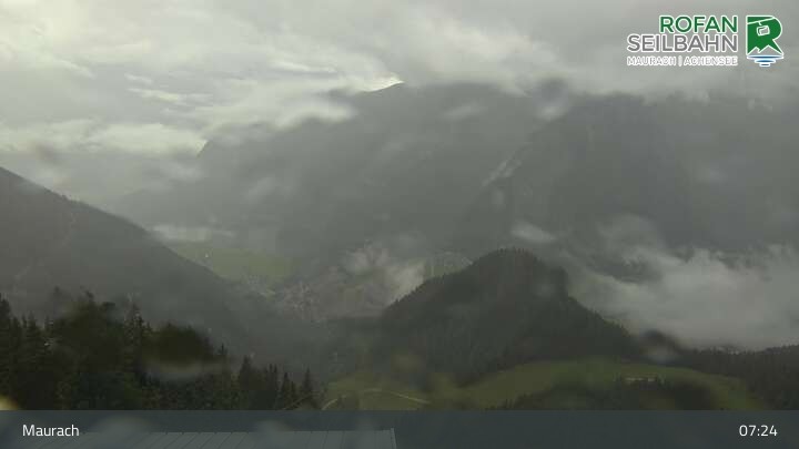 Archiv Foto Webcam Bergstation Rofan Seilbahn, Maurach am Achensee