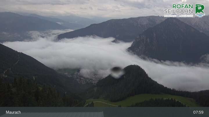 Archiv Foto Webcam Bergstation Rofan Seilbahn, Maurach am Achensee