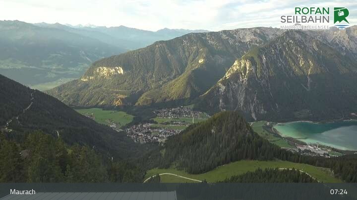 Archiv Foto Webcam Bergstation Rofan Seilbahn, Maurach am Achensee