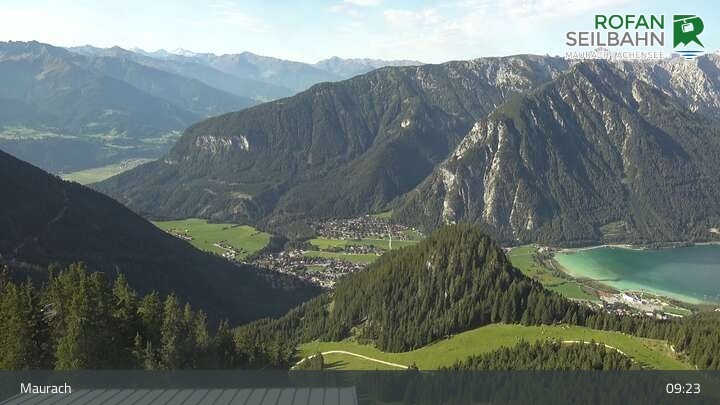 Archiv Foto Webcam Bergstation Rofan Seilbahn, Maurach am Achensee