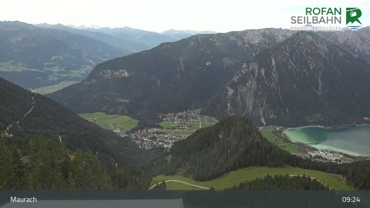 Archiv Foto Webcam Bergstation Rofan Seilbahn, Maurach am Achensee