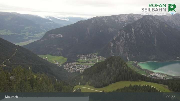 Archiv Foto Webcam Bergstation Rofan Seilbahn, Maurach am Achensee