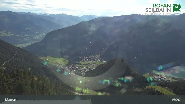 Archiv Foto Webcam Bergstation Rofan Seilbahn, Maurach am Achensee