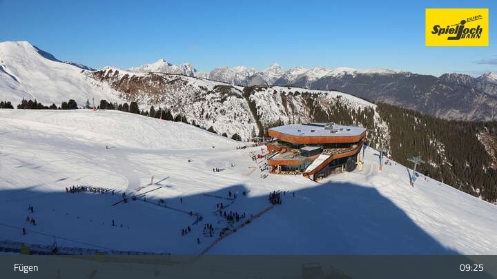 Archived image Webcam Mountain Onkeljoch in Fügen