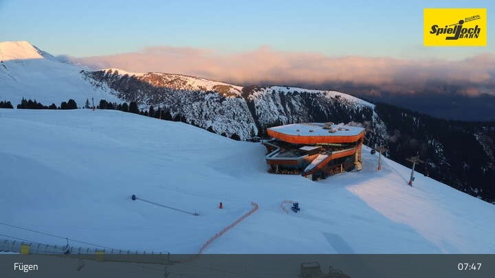 Archived image Webcam Mountain Onkeljoch in Fügen